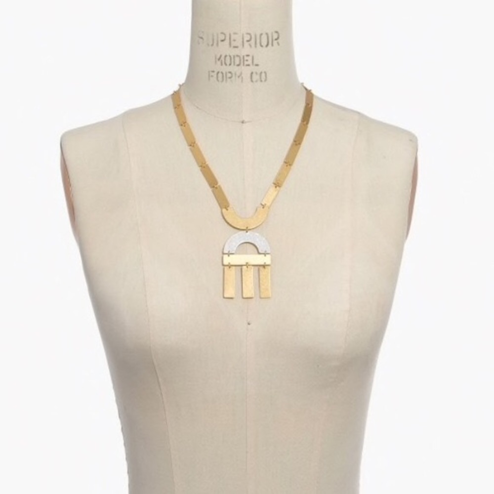 Madewell Flat Form Statement Necklace